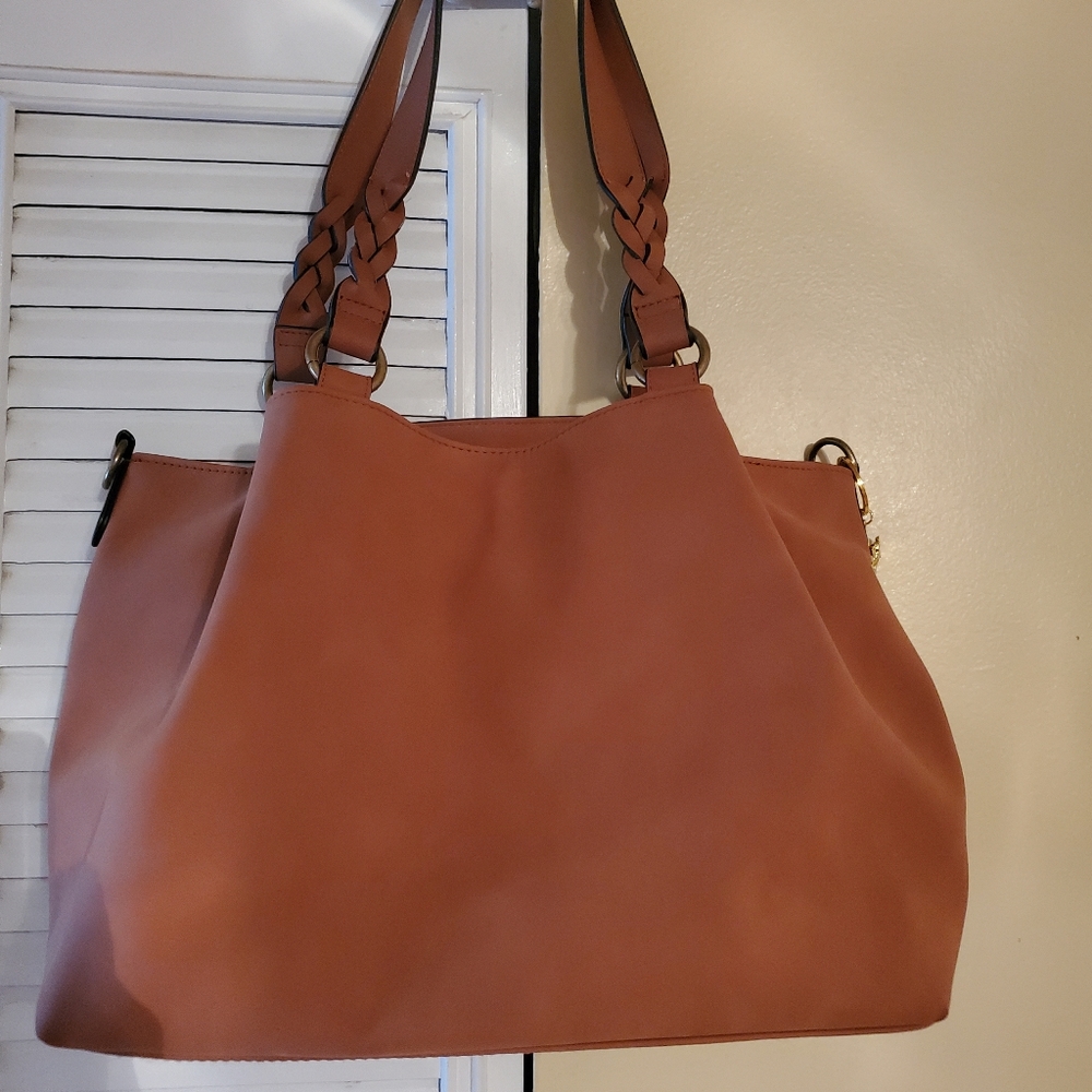Universal Thread tote. Cognac color. New without tags. Fall, Autumn